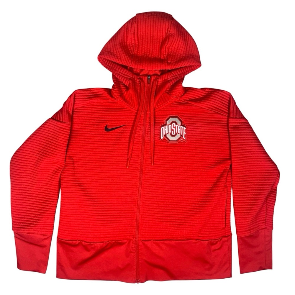 Ohio State Buckeyes Nike Hoodie XS Red‎ Full Zip